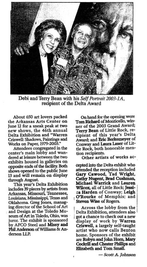 Arkansas Democrat Gazette Article